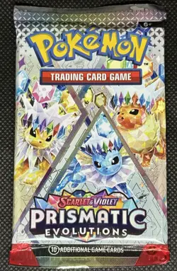 Pokemon TCG: Prismatic Evolutions Packs! Lot of Three (3) Booster Packs! - Image 2