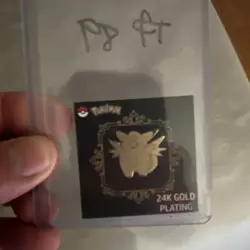 2023 Pokemon 24k Gold Plated Sticker lot of 4 🔥 - Image 5