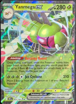 Yanmega ex 3/182 Double Rare Destined Rivals - Pokemon TCG - Mint - Image 1
