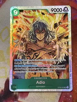 Adio OP09-023 SR Emperors In The New World One Piece Card - Image 1