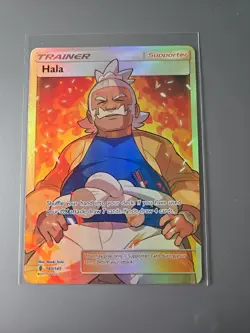 Hala - 143/145 - Pokemon Guardians Rising Full Art Trainer Ultra Rare Card NM - Image 1