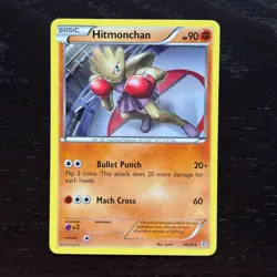 Hitmonchan 48/83 Pokemon Generations XY Regular Rare Card LP - Image 1