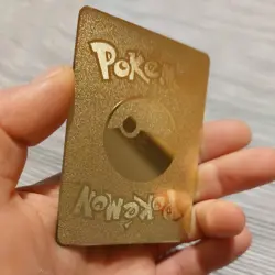 Metal Pokemon Card Gold Romanctic Gift Lioni - Image 2