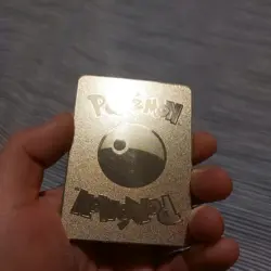 Metal Pokemon Card Gold Romanctic Gift Lioni - Image 3