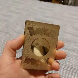 Metal Pokemon Card Gold Romanctic Gift Lioni - Image 4