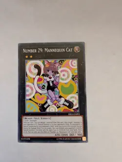 Number 29: Mannequin Cat RIRA-EN093 Rising Rampage Unl Edition Common NM Yugioh! - Image 1