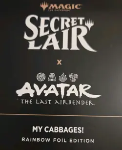 My Cabbages! - MTG Avatar: The Last Airbender - Rainbow Foil - New - Sealed - Image 2