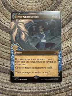FIERCE GUARDIANSHIP [Showcase] - Promo - TLE Avatar Eternal MTG #0307 ATLA - Image 1