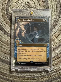 FIERCE GUARDIANSHIP [Showcase] - Promo - TLE Avatar Eternal MTG #0307 ATLA - Image 3