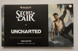 MTG Secret Lair x Uncharted Rainbow Foil Edition Factory Sealed In Hand - Image 1