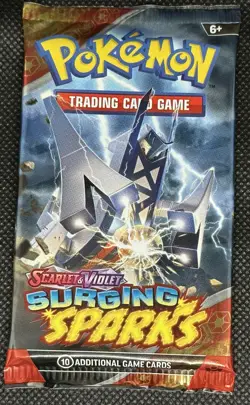 Pokemon Scarlet & Violet Sealed Surging Sparks Booster Packs Art Set Of 4 - Image 2