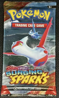 Pokemon Scarlet & Violet Sealed Surging Sparks Booster Packs Art Set Of 4 - Image 3