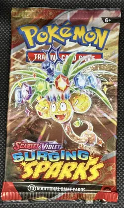 Pokemon Scarlet & Violet Sealed Surging Sparks Booster Packs Art Set Of 4 - Image 4