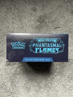 Pokemon TCG Mega Evolution Phantasmal Flames ETB Elite Trainer Box New Sealed - Image 2