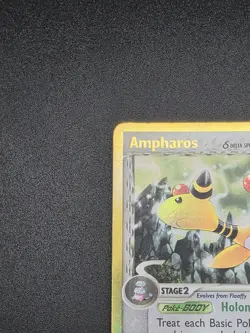 Pokemon TCG 2006 Ampharos (Delta Species) 1/101 Dragon Frontiers Reverse Holo -C - Image 3