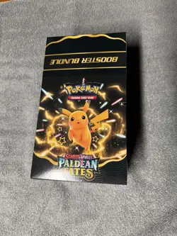 Pokemon Scarlet & Violet Paldean Fates Sealed Booster Bundle Display - Image 1