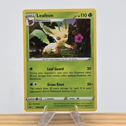Pokemon TCG Sword and Shield Black Star Promo Leafeon SWSH191 Cosmos Holo NM M - Image 1