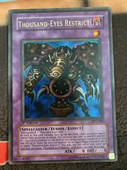 Thousand-Eyes Restrict PSV-084 1st Edition Ultra Rare FULL HOLO MISPRINT - VLP - Image 1