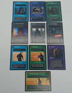 DARTH VADER & MAUL Star Wars SWCCG CCG Decipher Cards NR MINT Job Lot Collection - Image 1