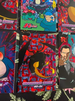 ?x9 lot Shiny Charizard Mewtwo Pokemon Card Database Red Box Hits Complete Set? - Image 5