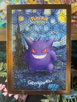 ??NEW Gengar #094 Gold Holo Safari 2.0 Box Hit Non-TCG Textured Pokemon Card?? - Image 1