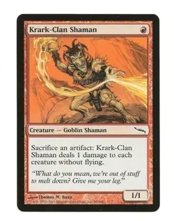 Krark-Clan Shaman MTG Creature Cards Mirrodin NM Magic the Gathering - Image 1