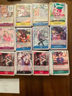 One Piece - 2800+ Card C/UC, Rare, Foil - NM - BULK LOT - Image 4