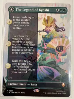 The Legend of Kyoshi (Borderless) Regular 0358 Avatar (TLA) Magic MTG NM - Image 1