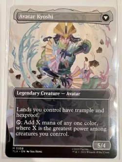 The Legend of Kyoshi (Borderless) Regular 0358 Avatar (TLA) Magic MTG NM - Image 2