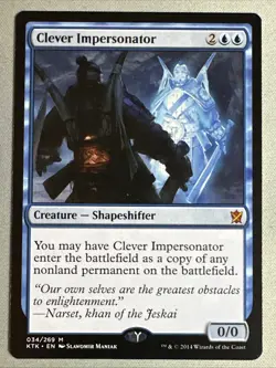 MTG / Clever Impersonator / KTK / #34 / Regular / Mythic / NM - Image 1