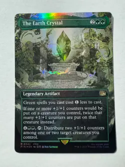 MTG Final Fantasy Set of Crystals WATER / WIND / EARTH / FIRE / DARKNESS - Image 2
