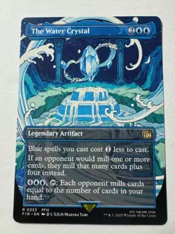 MTG Final Fantasy Set of Crystals WATER / WIND / EARTH / FIRE / DARKNESS - Image 3