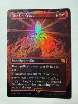 MTG Final Fantasy Set of Crystals WATER / WIND / EARTH / FIRE / DARKNESS - Image 5