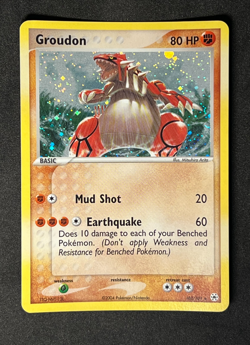 Groudon 102/101 Pokemon 2004 EX Hidden Legends-Secret Rare Holo -NM+ - Image 1