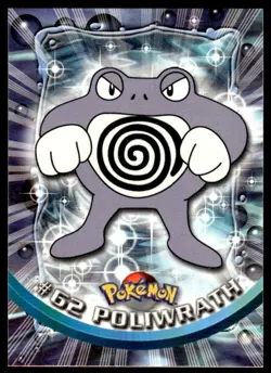 Pokemon TCG #62 Poliwrath Topps Series 1 - Image 1