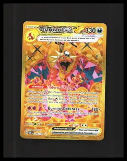 2023 Charizard EX Pokemon Obsidian Flames 228/197 FULL ART HYPER RARE - Image 1