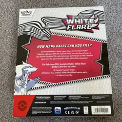 Pokemon TCG: Scarlet & Violet-White Flare Binder Collection 5 Packs Sealed! - Image 2