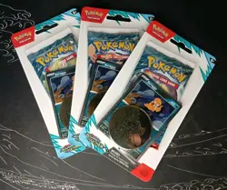 1 x Pokemon TCG - Journey Together - Checklane Blister Booster - Scraggy Promo - Image 1