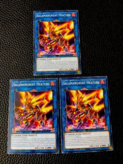 Salamangreat Heatleo (X3) LD10-EN011 Yugioh 1st Edition (New) - Image 1