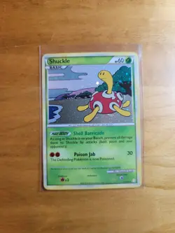 Shuckle 11/123 Heartgold & Soulsilver Full Spiral Holo Rare Pokemon TCG Card NM+ - Image 1