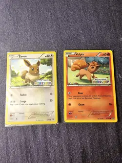 Pokemon Together Promos Eevee & Pikachu Stamped SEALED English 2-Card Lot - Image 1