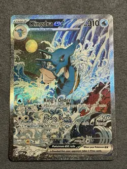 Kingdra EX 131 Scarlet & Violet Promo Holo Card - Image 1
