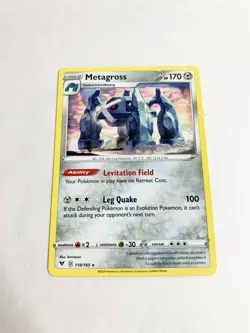 Metagross Vivid Voltage (NM) 2020 Pokemon Card # 118/185 - Image 1