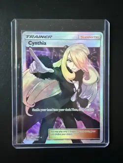 Pokemon TCG Cynthia Full Art - Ultra Prism Card 148/156 - Image 1