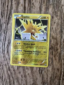 Pokemon Card Zapdos 46/113 Rare Legendary Treasures Reverse Holo Rare - Image 1