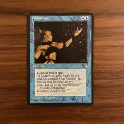 Counterspell MP Ice Age 1995 Magic the Gathering MTG TCG - Image 1