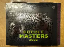 ONE MAGIC THE GATHERING DOUBLE MASTERS 2022 COLLECTOR BOOSTER FACTORY SEALED BOX 195166196473 - Image 1