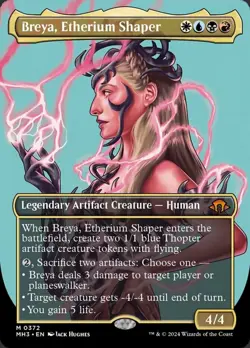 1x Breya, Etherium Shaper - Borderless - Modern Horizons 3 - Near Mint, English - Image 1