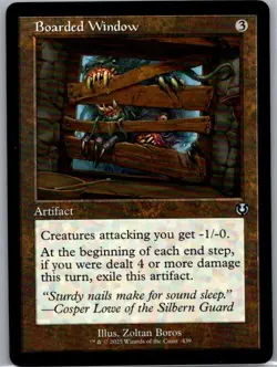 #439 Boarded Window (Retro Frame) Innistrad Remastered Uncommon - Image 1