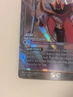 Lorcana Jafar - High Sultan of Lorcana- Set Championship Promo Enchanted- 33/P2 - Image 3